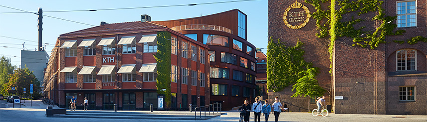KTH Campus på sommaren