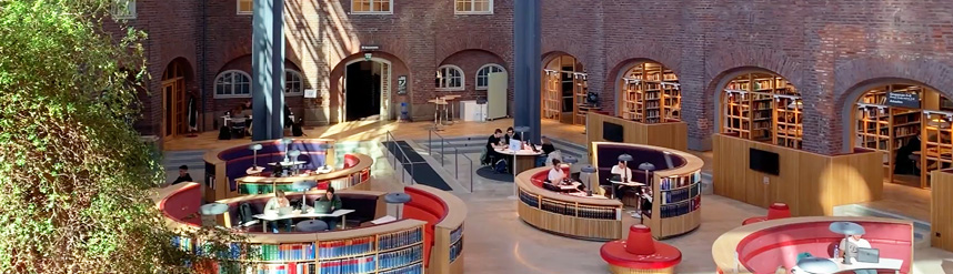 Interiör av KTH Biblioteket