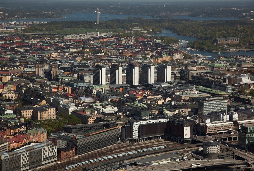 Stockholm from above.
