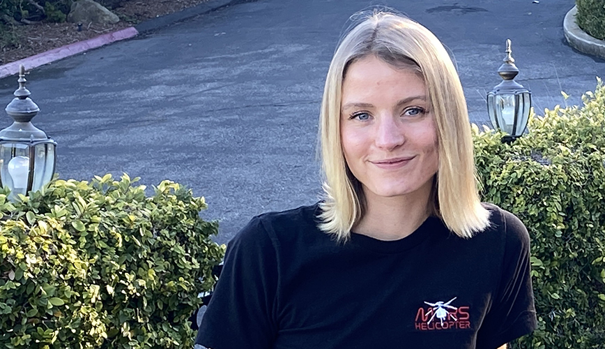 Tove Ågren i Kalifornien