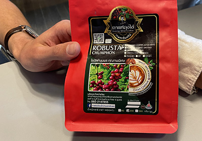 Påse med Robusta-kaffe