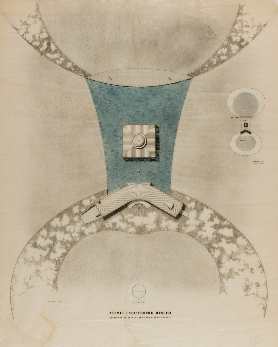 Site plan of Temple of Atomic Catastrophes (1955)