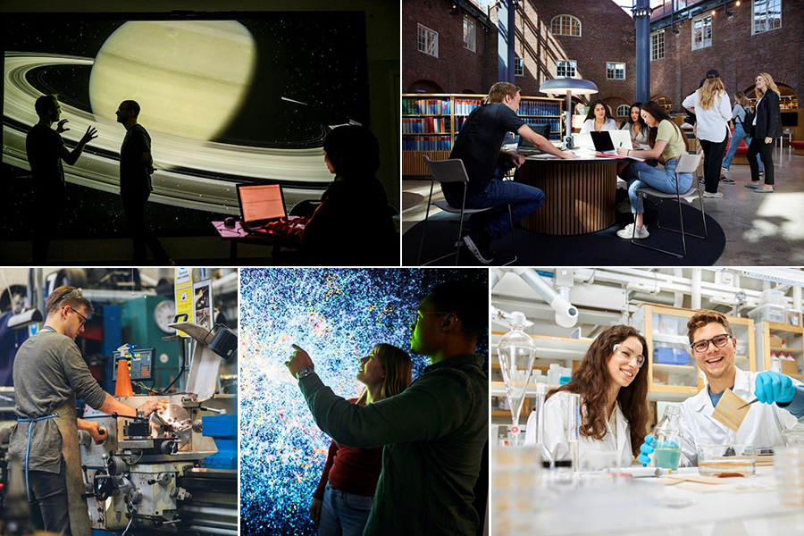 Collage med KTH:s verksamhet.