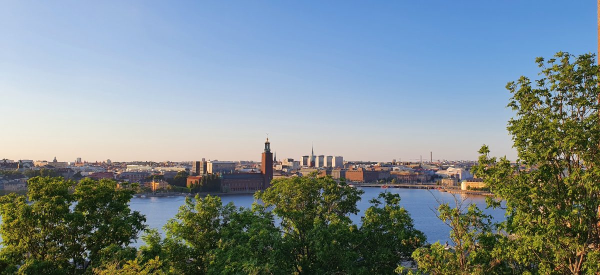 view over Stockholm