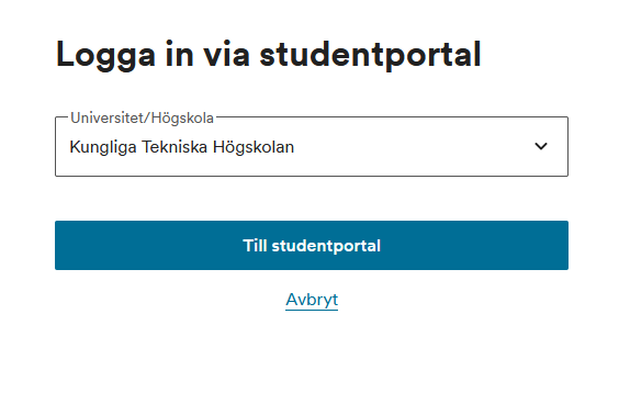 Steg 1 Logga in