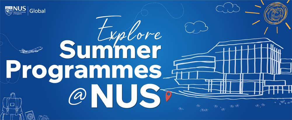 NUS Summer programmes banner